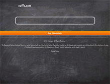 Tablet Screenshot of cuffs.com
